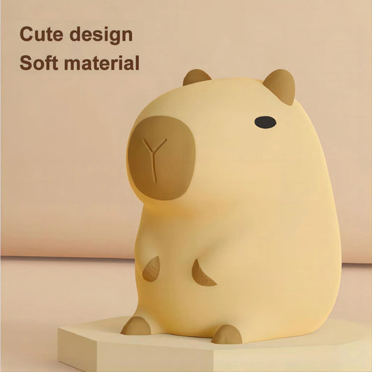 Cute Capybara Silicone Night Light