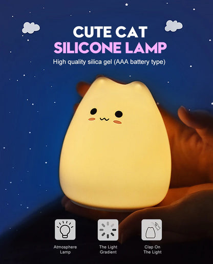 Cute Cat Night Light