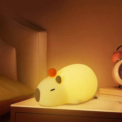 Cute Capybara Silicone Night Light